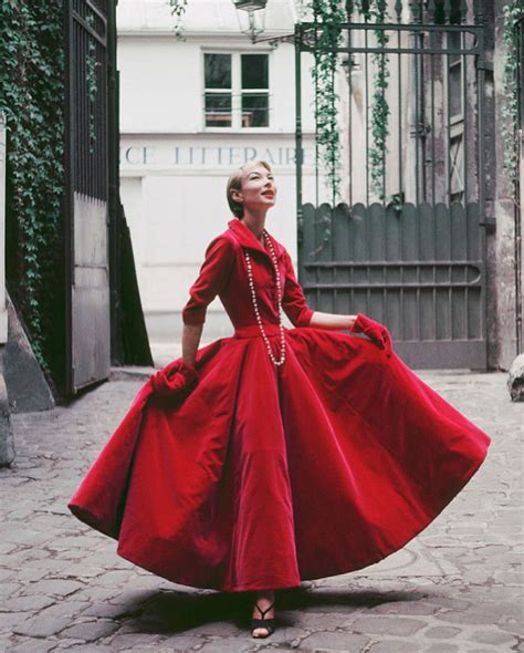 chanel red dress